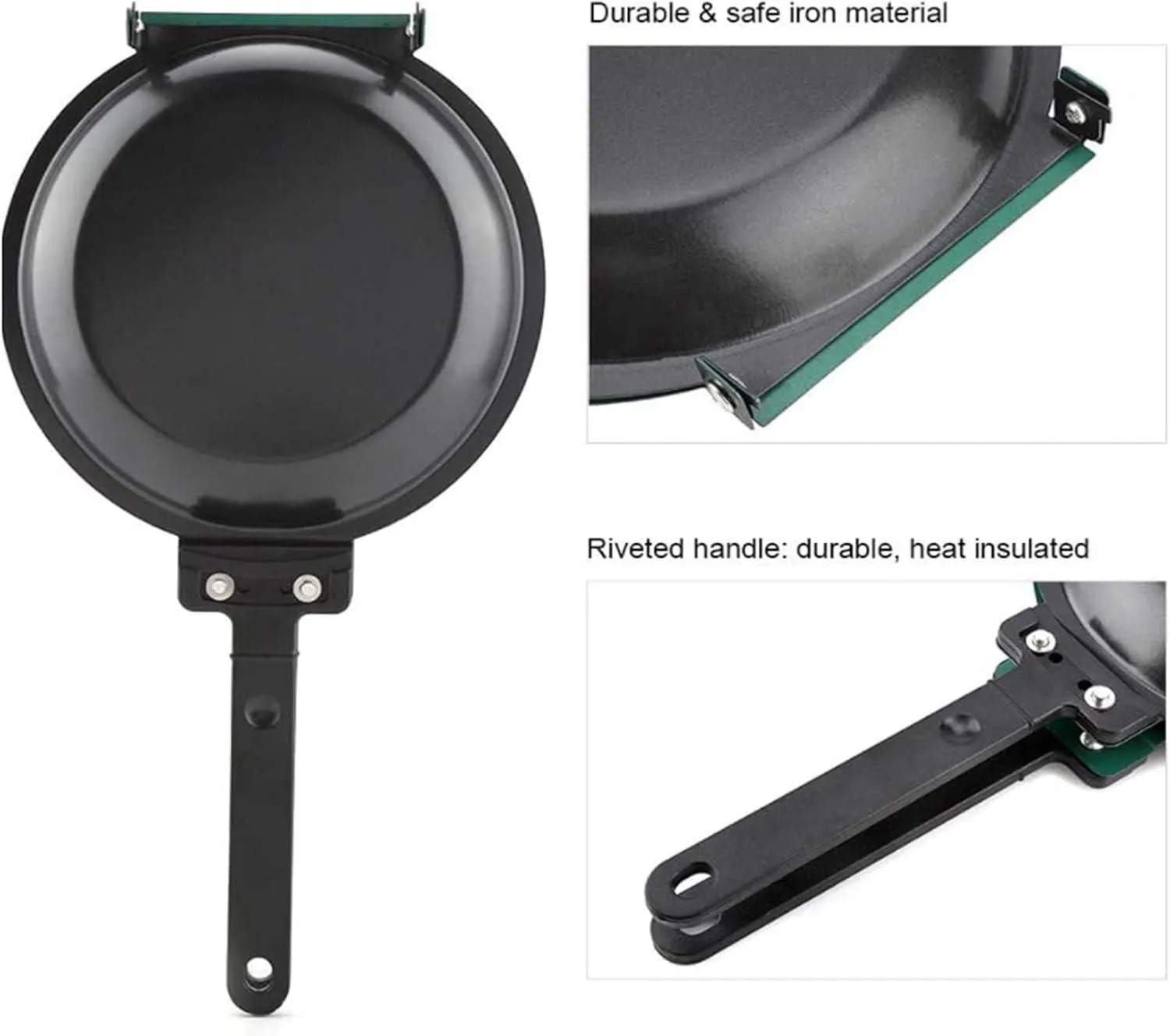 Double Frying Pan Fashion-forward Side Nonstick Rave reviews