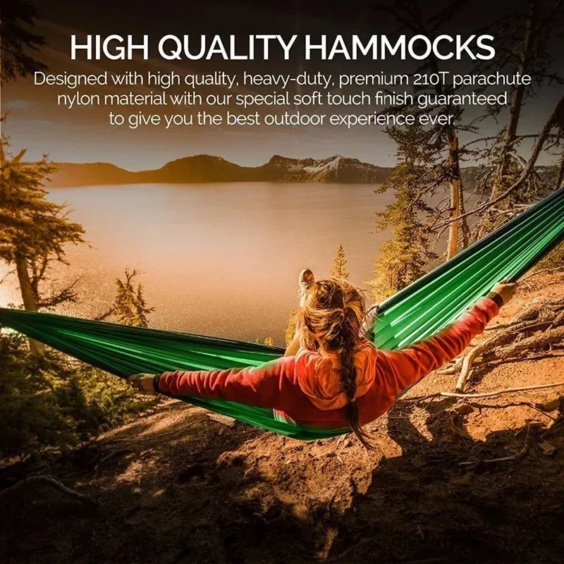 Double Person Portable Nylon Hammock