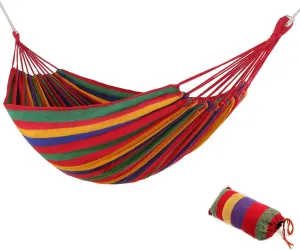 Double1-2 Person Camping Hammock, Ultralight Portable Hammock, 450ibs hammocks, Breathable Quick-Drying Hanging Bed Outdoor Garden-E 190x150cm