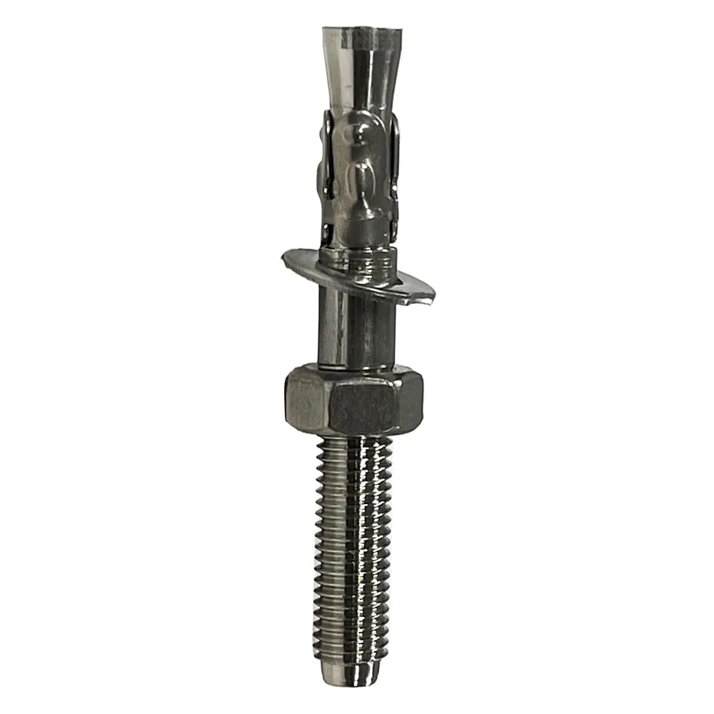 Dynamo SS304 Expansion Bolt ? Durable Outdoor Wedge Anchor for Medium to High Hardness Rocks, M12x95mm