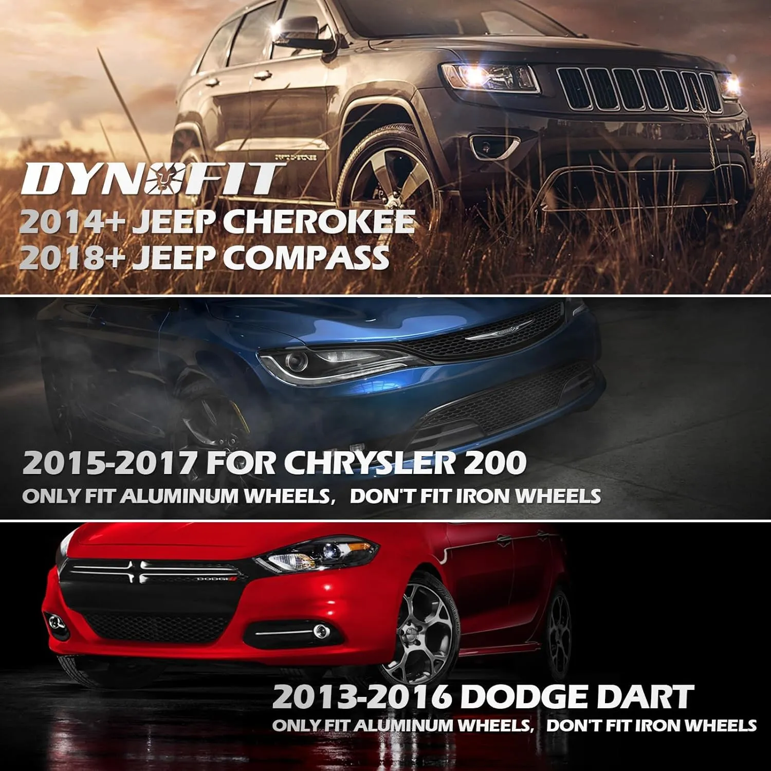 dynofit 12x1.25 OEM/Stock Wheel Lug Bolts, 20pcs ET 19mm Hex 28mm Shank for 2018-2024 Je-ep Compass 2014-2013 Cherokee 2015-2017 Chrysler 2013-2016 Dodge Dart Solid Chrome Studs Set