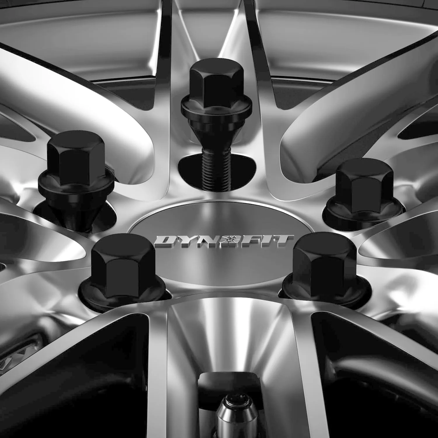 dynofit 12x1.25 OEM/Stock Wheel Lug Bolts, 20pcs ET 19mm Hex 28mm Shank for 2018-2024 Je-ep Compass 2014-2013 Cherokee 2015-2017 Chrysler 2013-2016 Dodge Dart Solid Chrome Studs Set