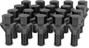 dynofit M12x1.25 OEM/Stock Wheel Lug Bolts 17mm Hex for 2015  Je/ep Renegade, 2023  Do-dge Hornet, 20PCS 22mm Shank Wheel Studs, Replace OE#Chry-sler 68296586AA,610-632,610-573,Fiat 06106146AA