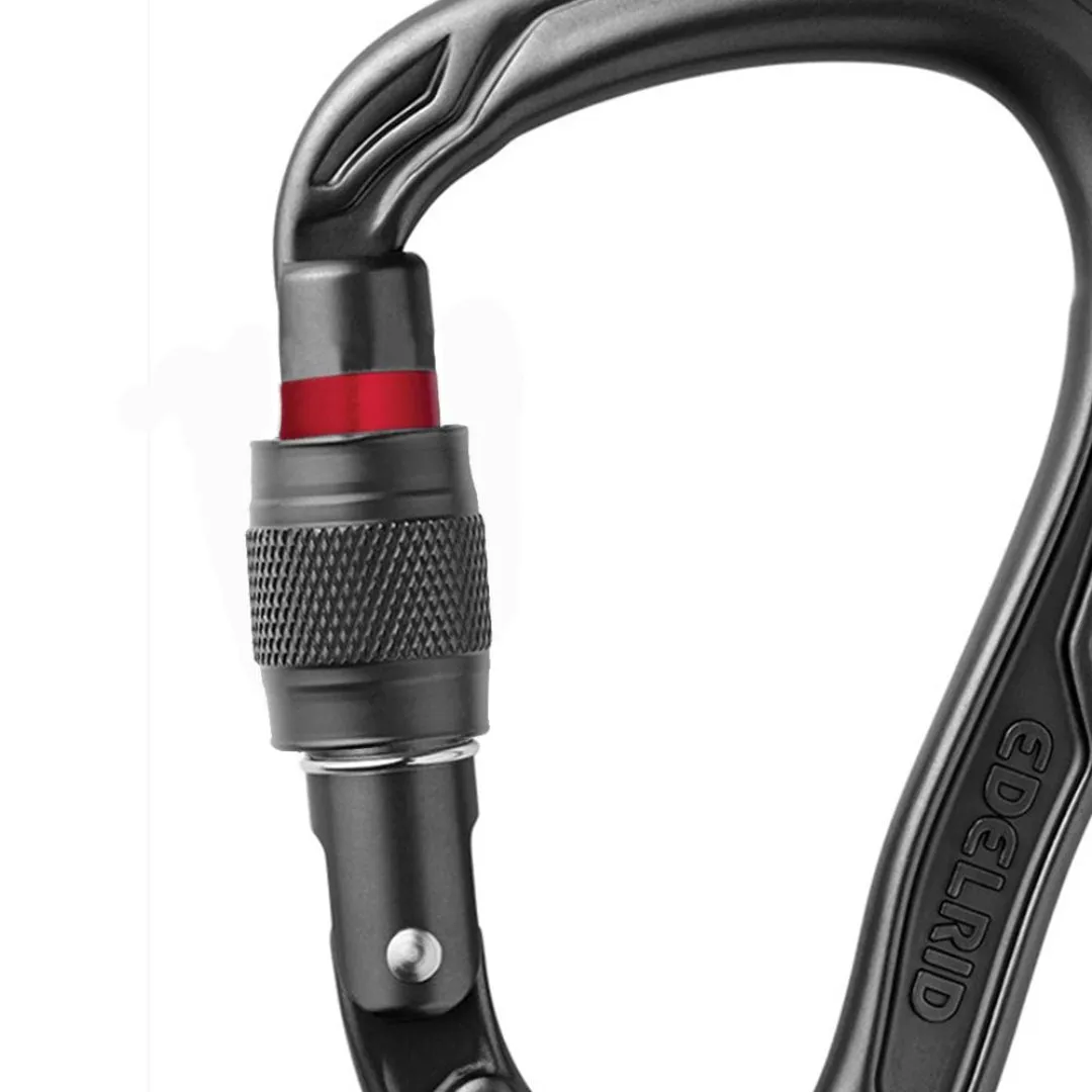 EDELRID HMS BULLET SCREW CARABINER BLACK