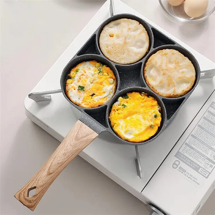 Egg Frying Nonstick 4-Cups Cookware Pancake Pan
