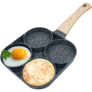 Egg Frying Nonstick 4-Cups Cookware Pancake Pan