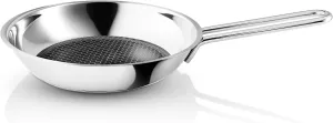 Eva Solo | Stainless Steel Frying Pan 7.8 Inch Mosaic Ceramic Slip-Let Coating | Unique Surface Mosaic Pattern, Stainless Steel Top, Ceramic Bottom | Polished Steel