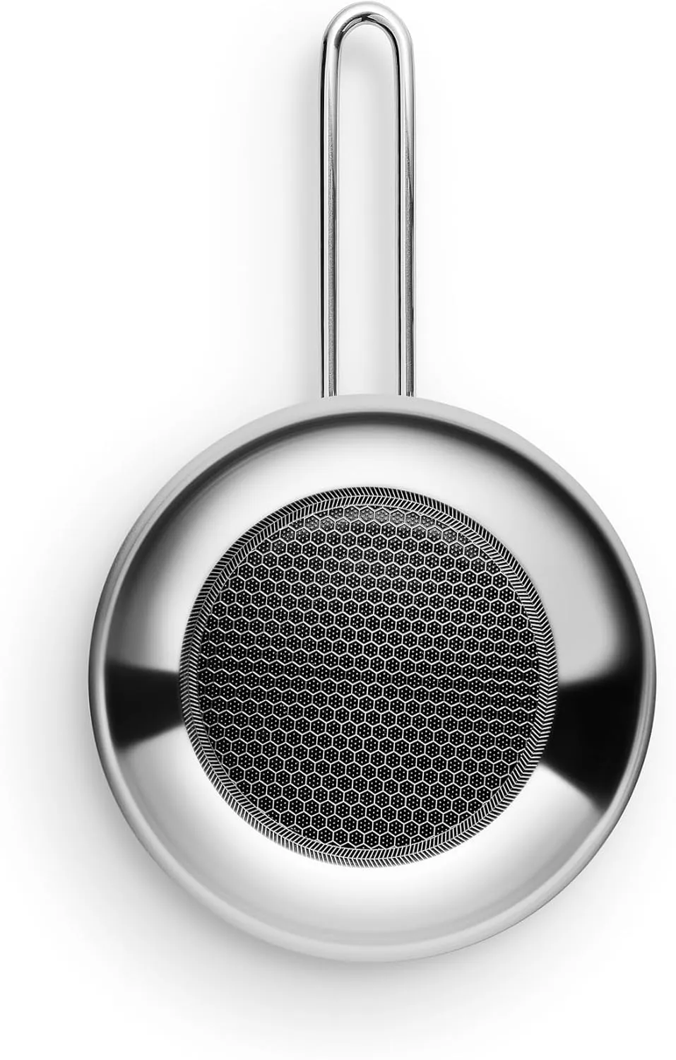 Eva Solo | Stainless Steel Frying Pan 7.8 Inch Mosaic Ceramic Slip-Let Coating | Unique Surface Mosaic Pattern, Stainless Steel Top, Ceramic Bottom | Polished Steel