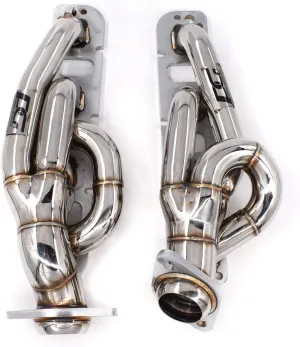Exhaust Headers 1-5/8 x 2-1/2 in. 304 Stainless Steel Polished Finish for 2009-2017 RAM 1500 Pickup Truck 5.7L Hemi V8
