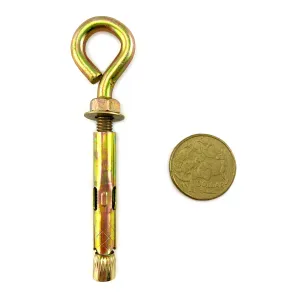 Eye Anchor Bolt - Zinc Passivated - 6mm