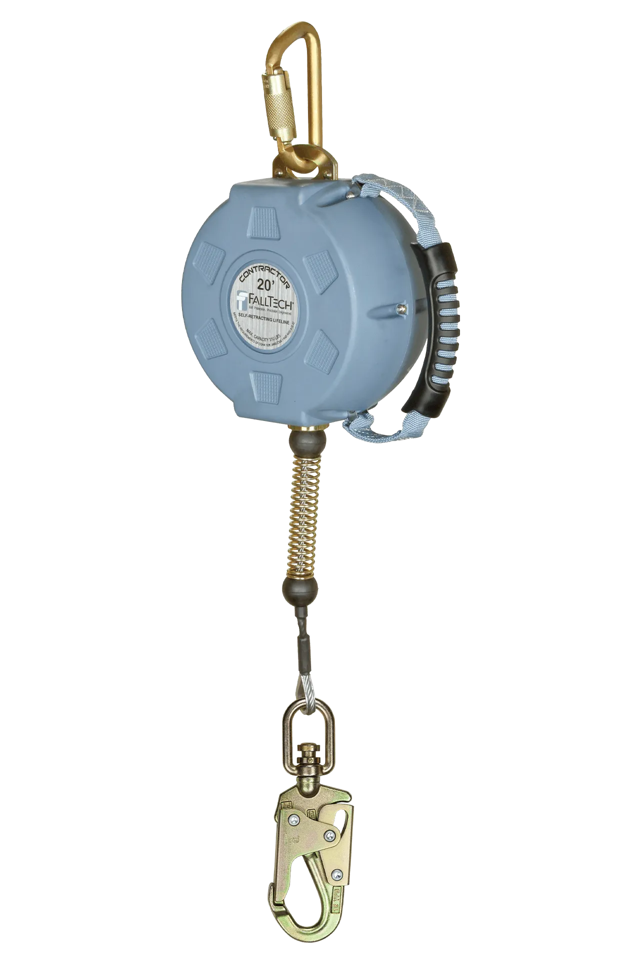 FALLTECH Contractor Class 1 SRL w/ 20' Galvanized Cable & Anchorage Carabiner