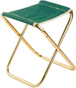 Fishing Chairs, Fishing Chair Outdoor Folding Stool 7075 Aluminum Alloy Fishing Chair Barbecue Stool Portable Train Pony Camping Chair(A)