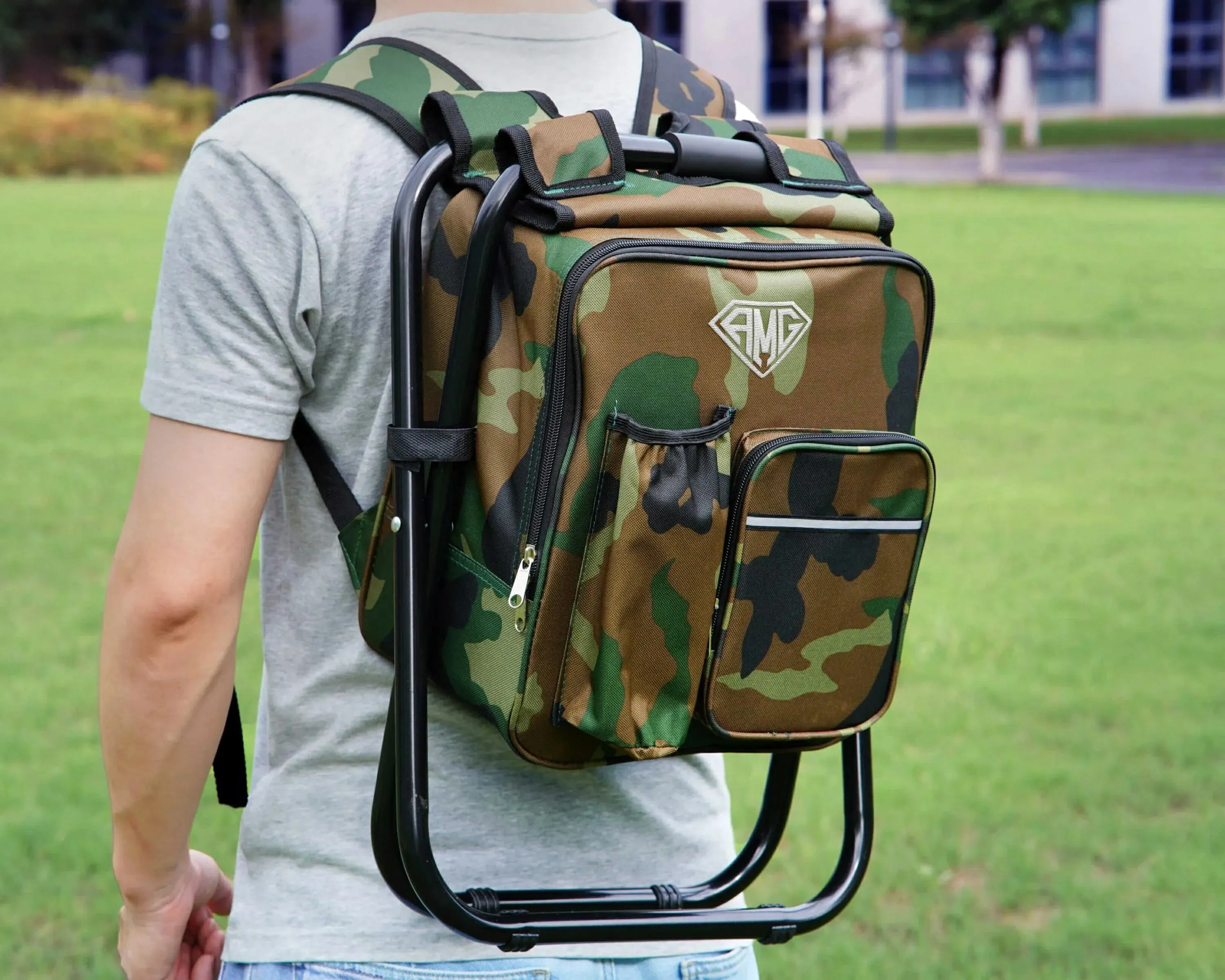 Fishing Seat Cloud-based Custom Cooler Embroidery Outdoor & for Excellent Portable Backpack Gift Men -