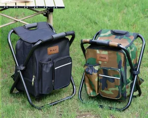 Fishing Seat Cloud-based Custom Cooler Embroidery Outdoor & for Excellent Portable Backpack Gift Men -