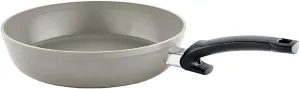 Fissler Ceratal Comfort Ceramic 10.2 Inch Non-Stick Frying Pan, Warm Grey, Made without PFAS