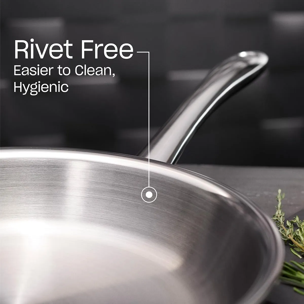 Fissler M5 Pro-Ply 5-ply Stainless Steel Frying Pan, 10.2 Inch