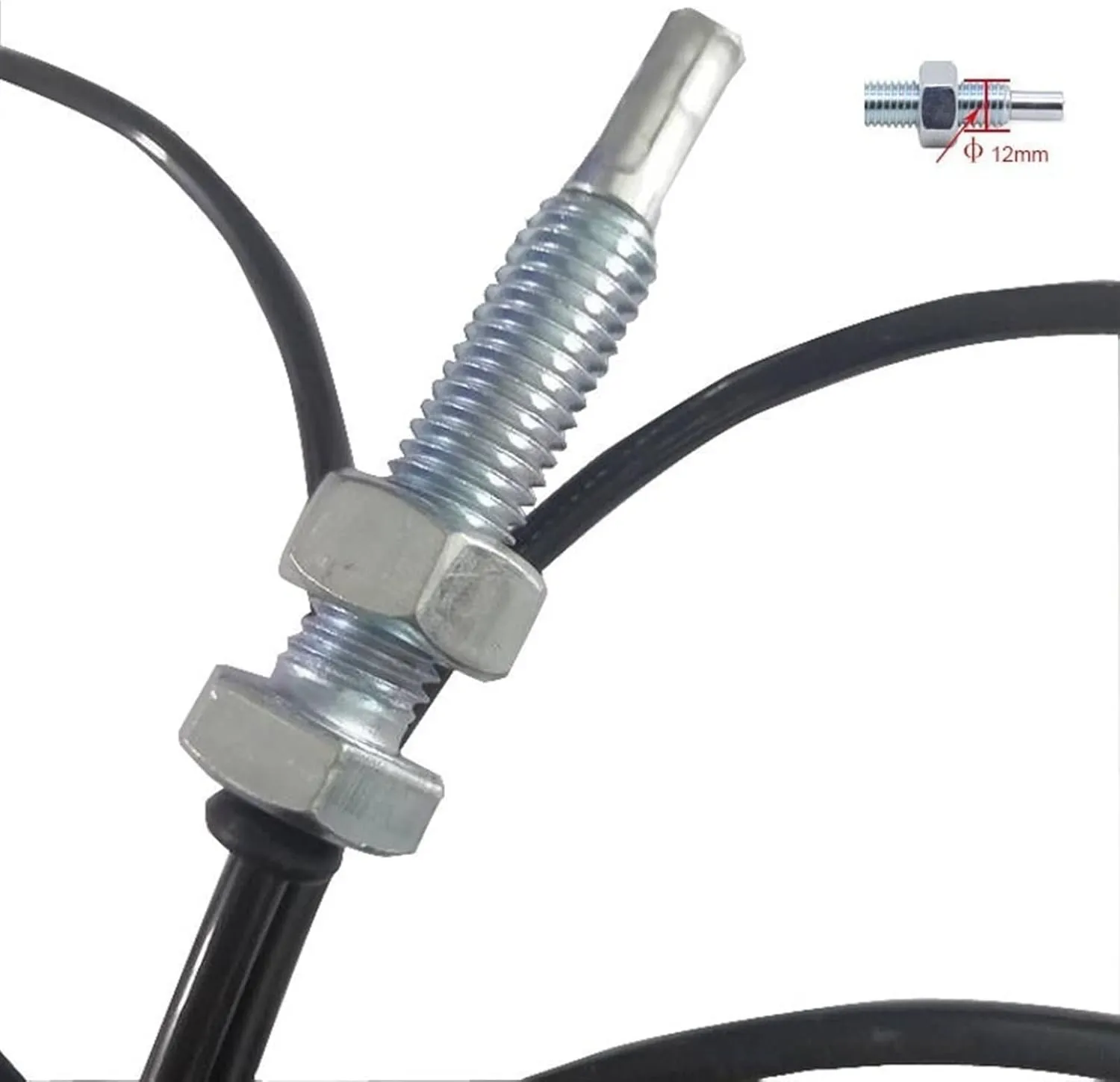 Fitness Steel Cable, Thick 5mm Rope Cable Accessories Gym Fitness Pulley System Cable with Bolt