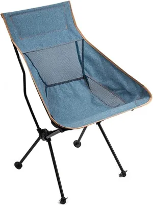 Folding Chairs Outdoor Fishing Chair Folding Portable Outdoor Leisure Recliner Oxford Cloth Breathable Stool with High Back Hiking Lawn Beach