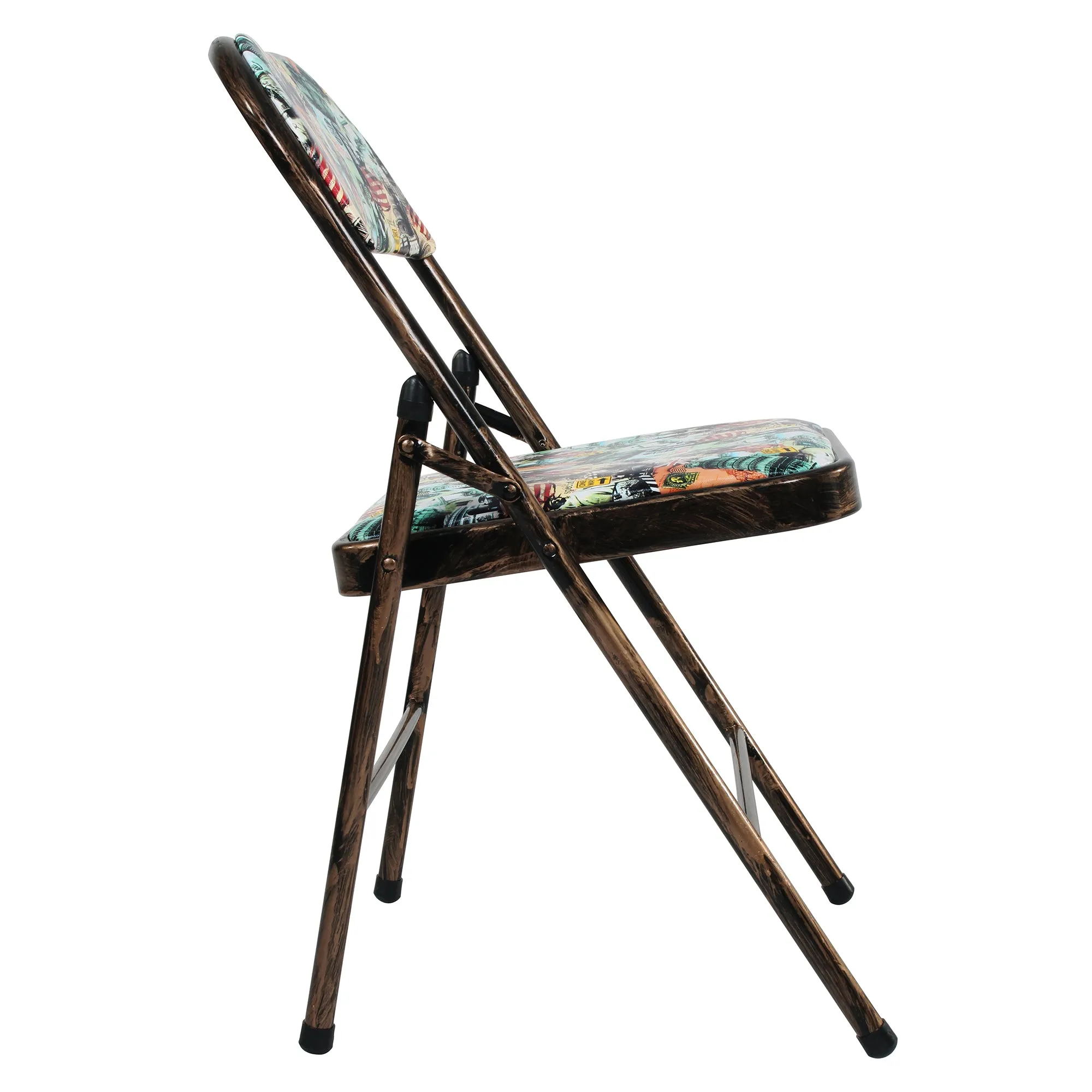 Folding Padded Mint Green/ Multi | Golden Black