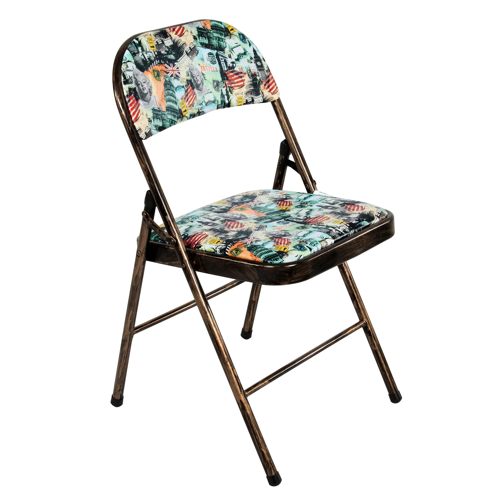 Folding Padded Mint Green/ Multi | Golden Black