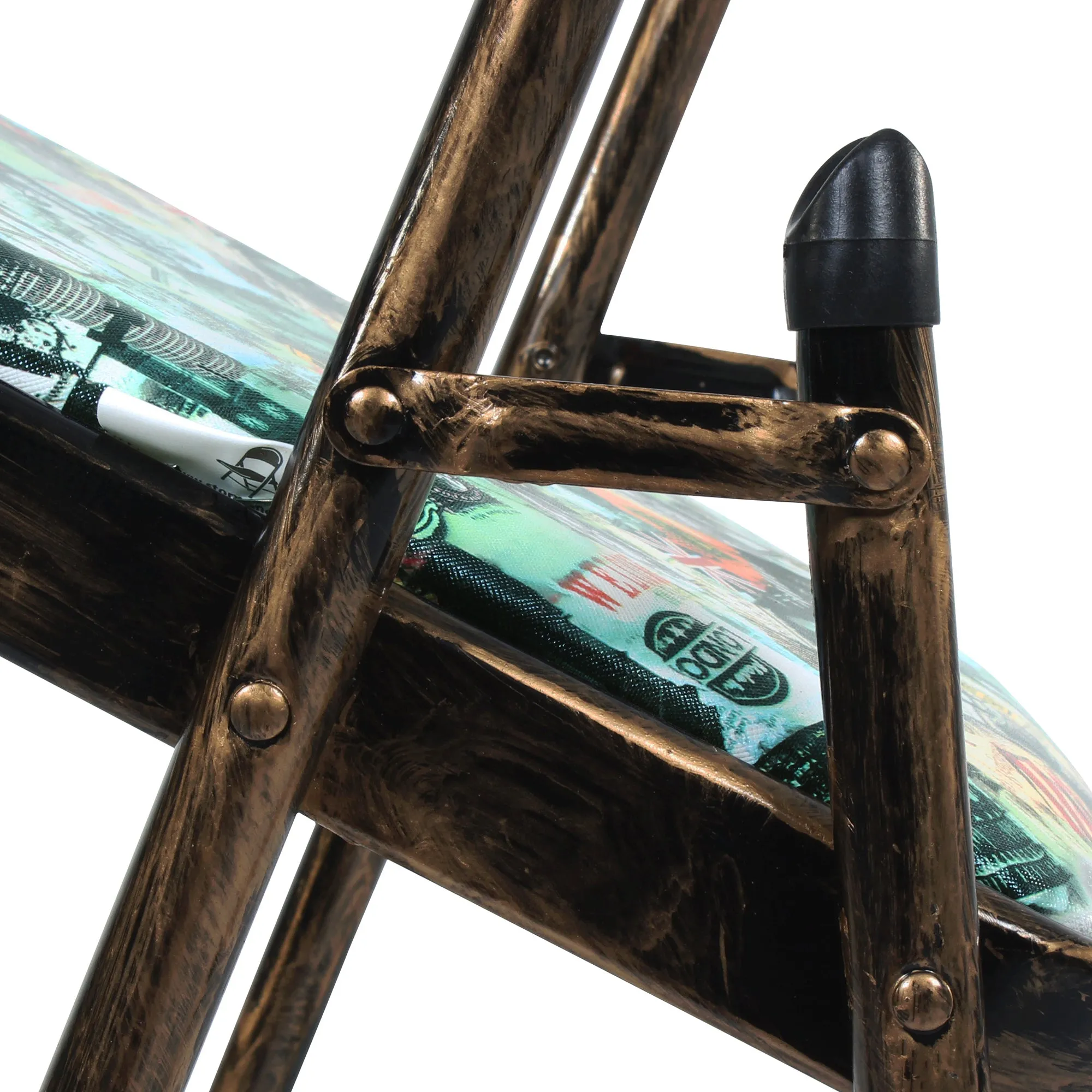 Folding Padded Mint Green/ Multi | Golden Black