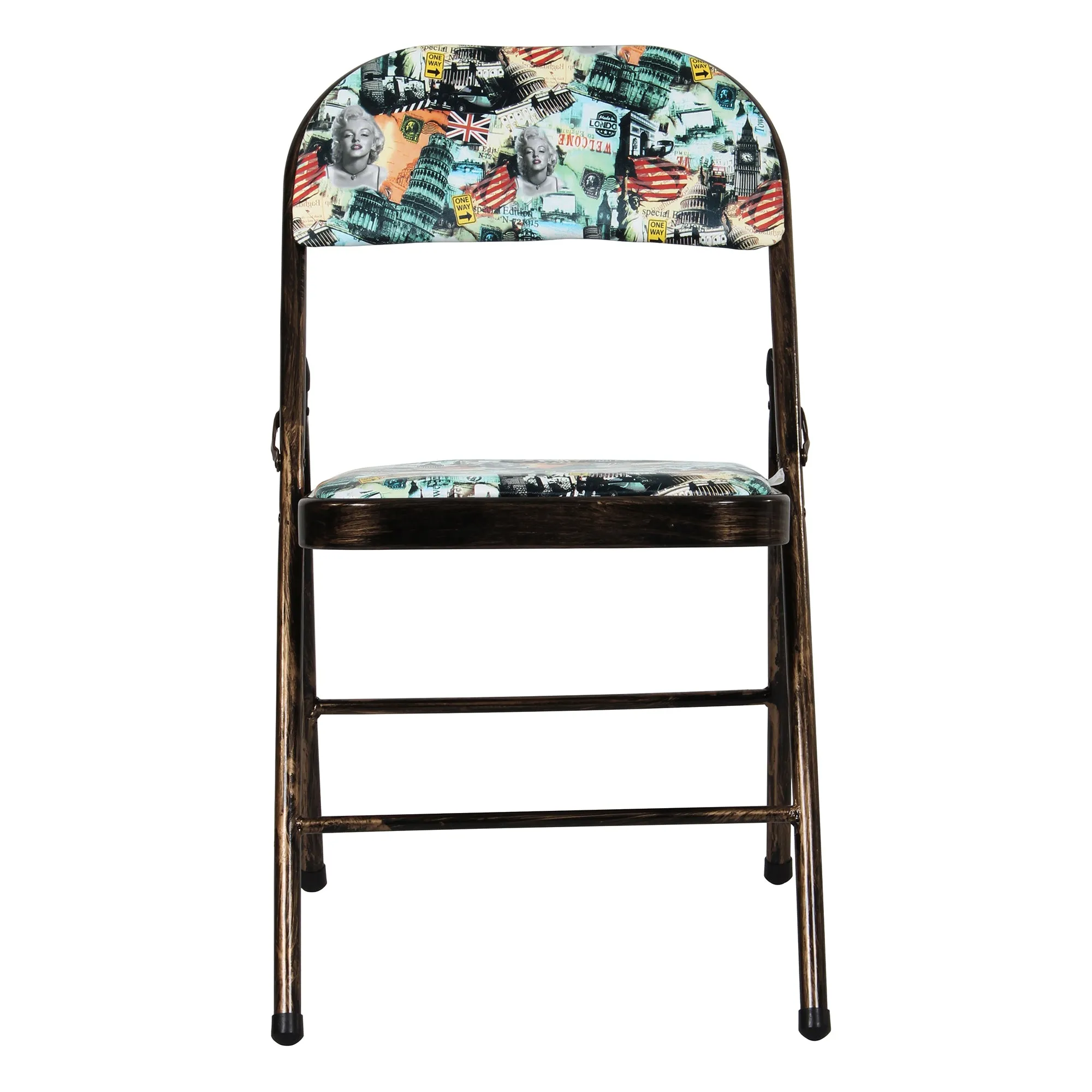 Folding Padded Mint Green/ Multi | Golden Black