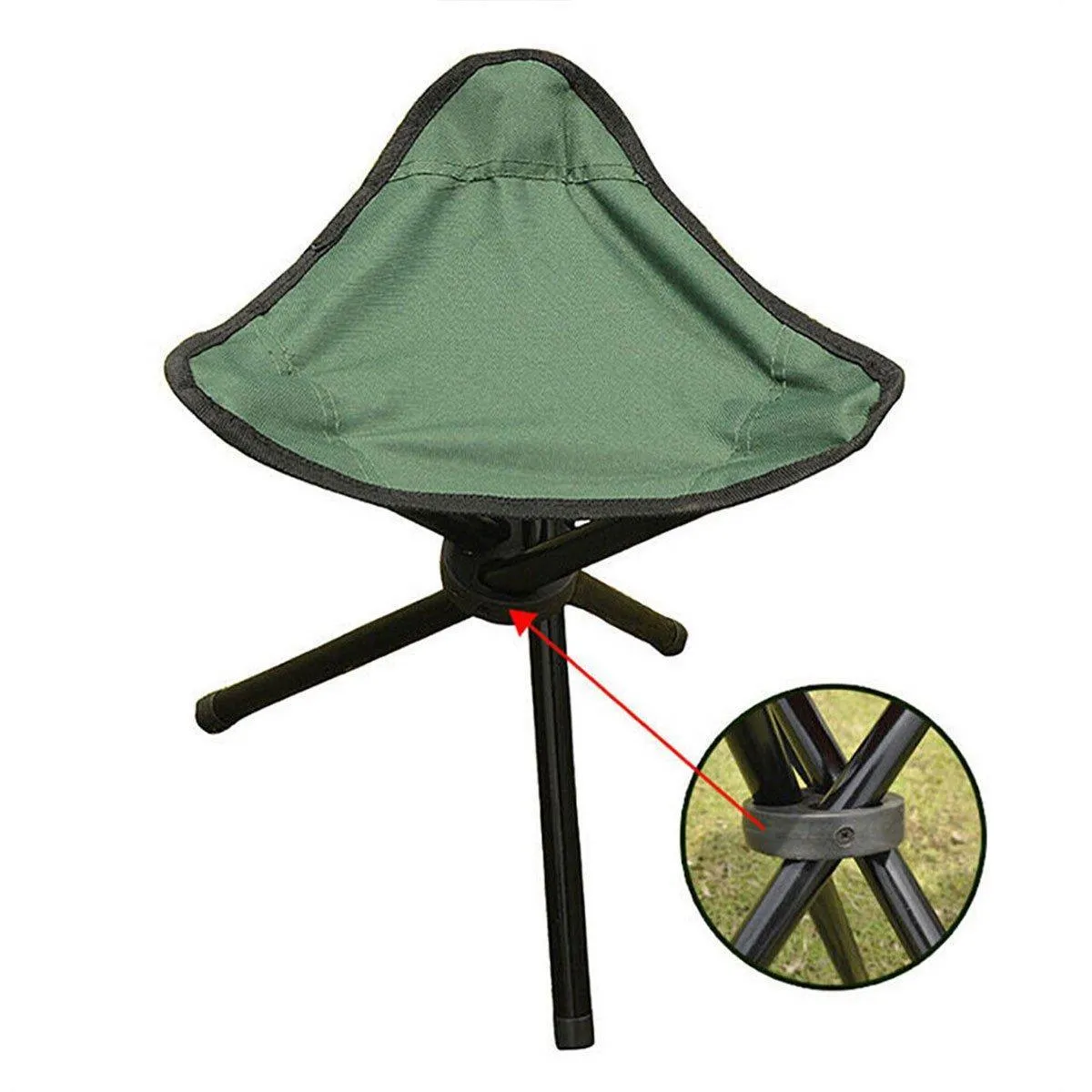 Folding Portable Beach Chair Fishing Stool Outdoor Lightweight Camping Chair