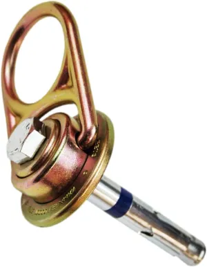 Frontline COM3410K MEGA Swivel 360° 10k Concrete Anchor | Reusable Anchor   Replacement Bolt | Swivel D Ring with 360 Degrees Adjustability | OSHA & ANSI Compliant