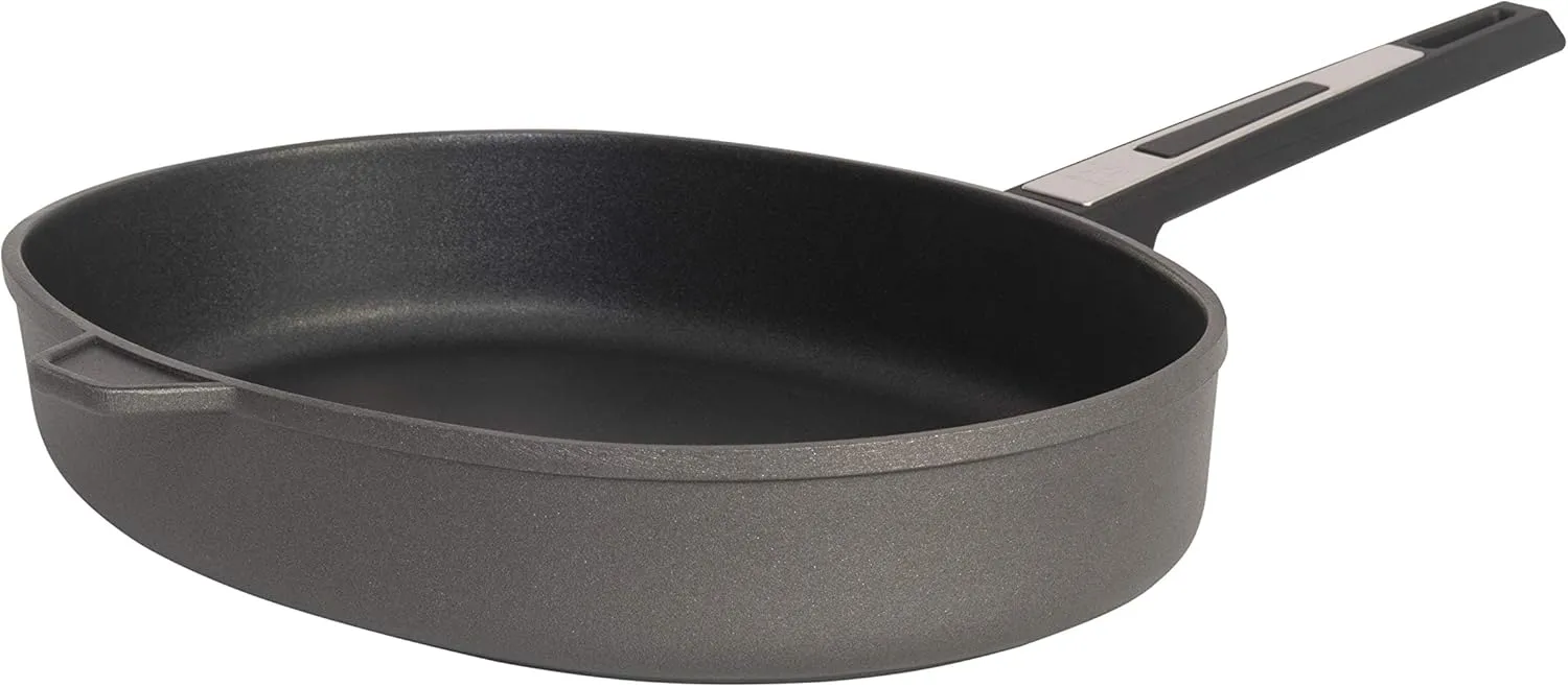Frying Pan 38 x 26 x 5 cm Black