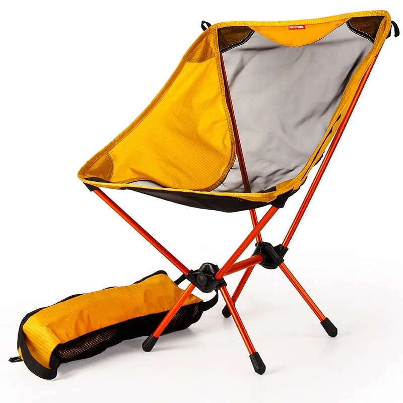 Garden Light Chairs Portable Yellow