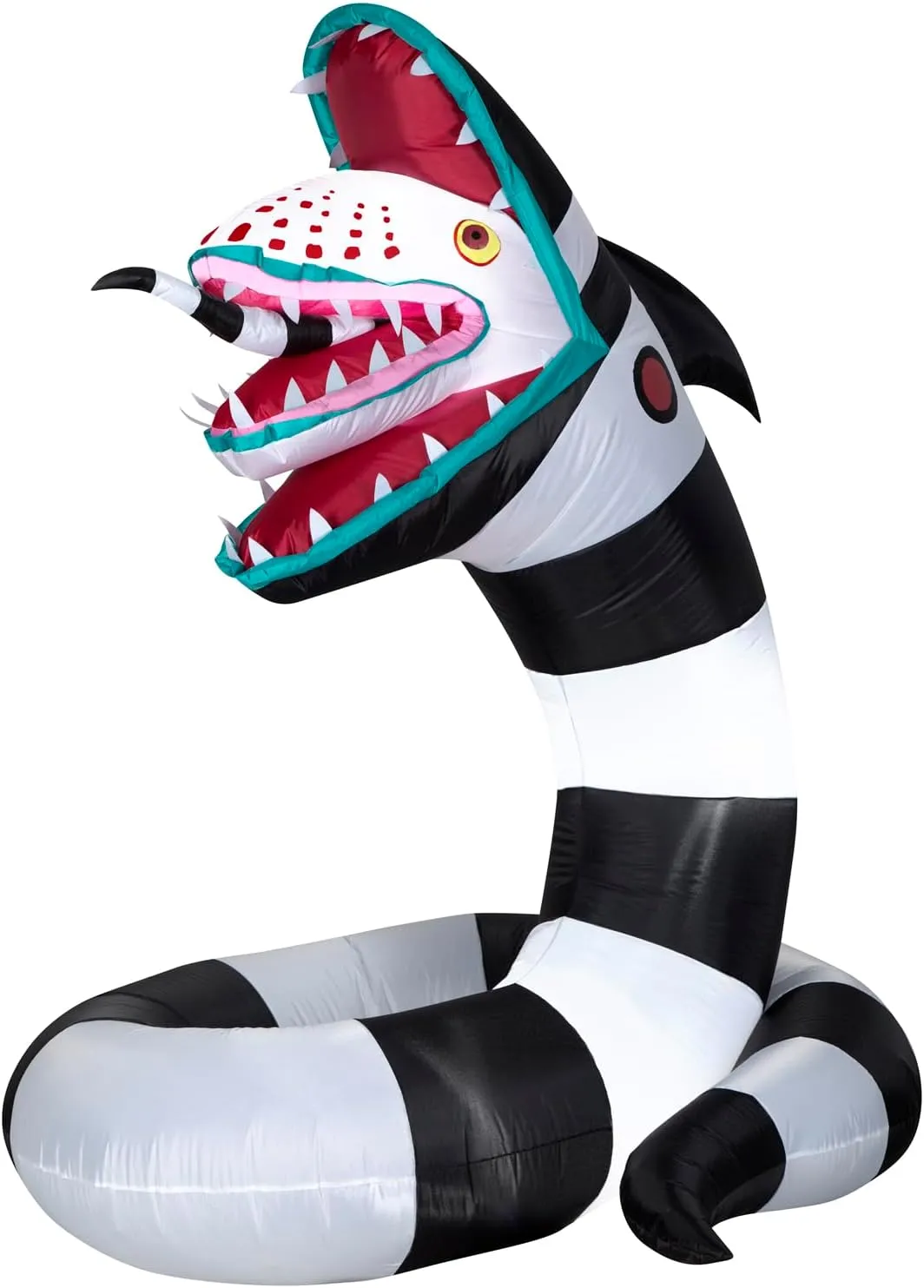 Gemmy 6 Foot Beetlejuice Sandworm Light Up Halloween Inflatable Lawn Decoration