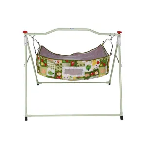 Ghodiya Swing Cradle with Full Protective Net Cover (0-6 Months)