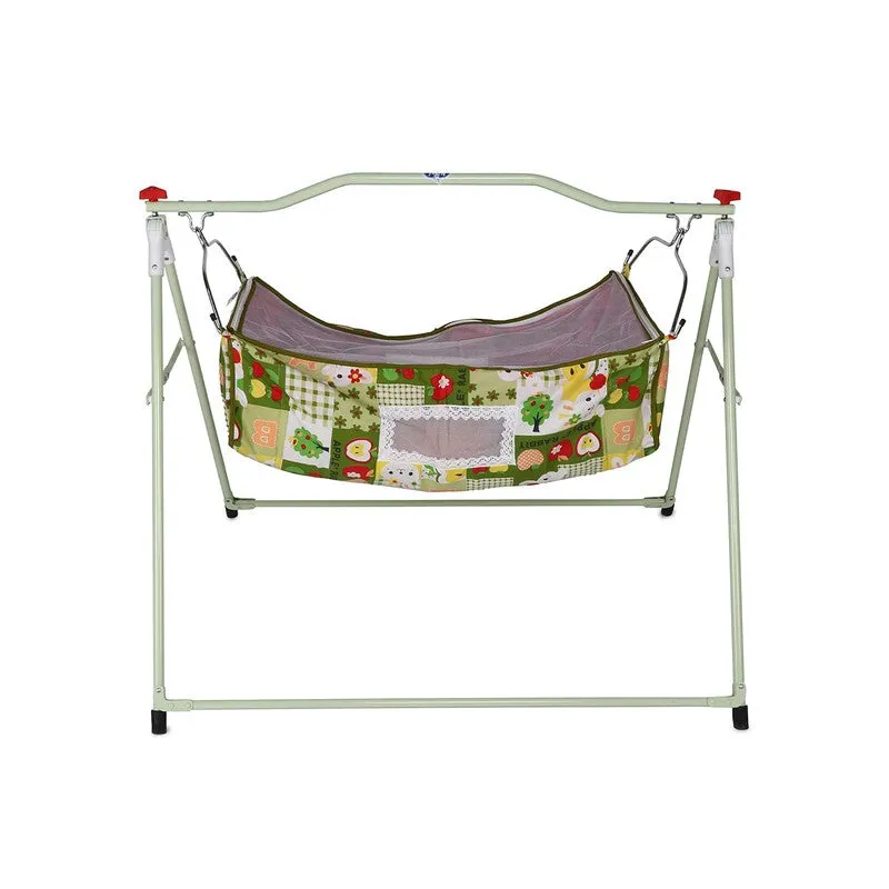 Ghodiya Swing Cradle with Full Protective Net Cover (0-6 Months)