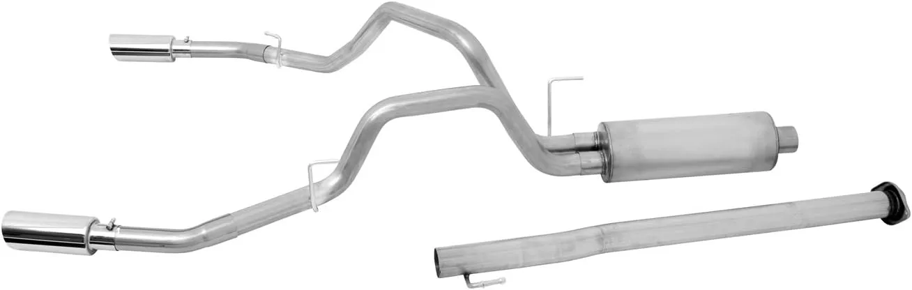 Gibson Exhaust 69545 Stainless Dual Split Rear Performance Cat-Back Exhaust System