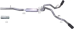Gibson Performance 65637B Black Elite Cat-Back Dual Extreme Exhaust System, Stainless