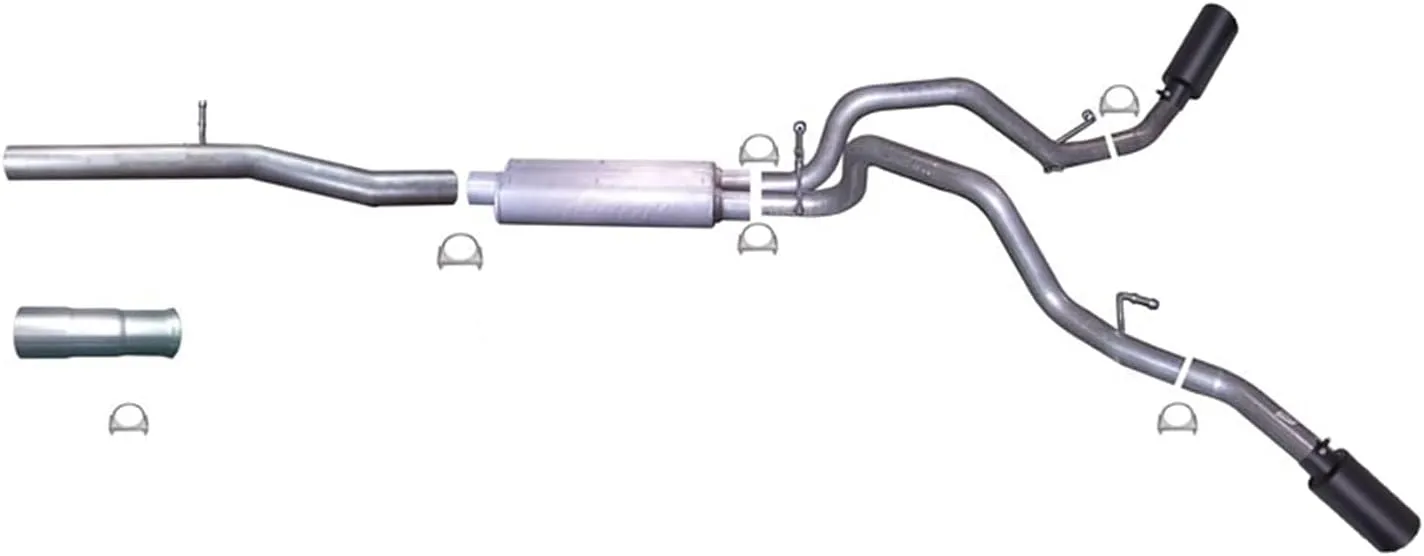 Gibson Performance 65637B Black Elite Cat-Back Dual Extreme Exhaust System, Stainless