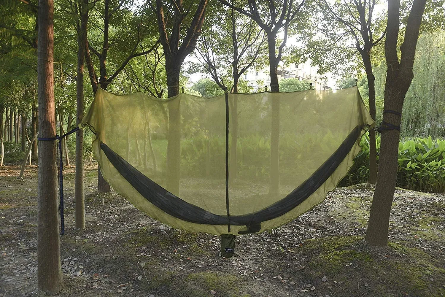 Gold Armour Hammock Bug Net, Mosquito Net Bugs - Premium Mesh Netting, Guardian of No See Um and Insects - Perfect Equipment Gear Accessories for Your Double Hammocks and Single Hammock (OD Green)