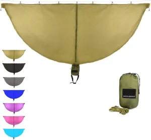 Gold Armour Hammock Bug Net, Mosquito Net Bugs - Premium Mesh Netting, Guardian of No See Um and Insects - Perfect Equipment Gear Accessories for Your Double Hammocks and Single Hammock (OD Green)