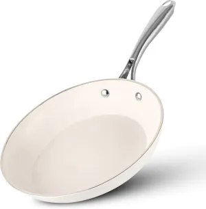 GOTHAM STEEL 10 Inch Non Stick Frying Pans Nonstick Skillet, Ceramic Pan for Cooking Non Toxic, Nonstick Frying Pan Skillets with Stay Cool Handle, Fry Pans, Oven and Dishwasher Safe