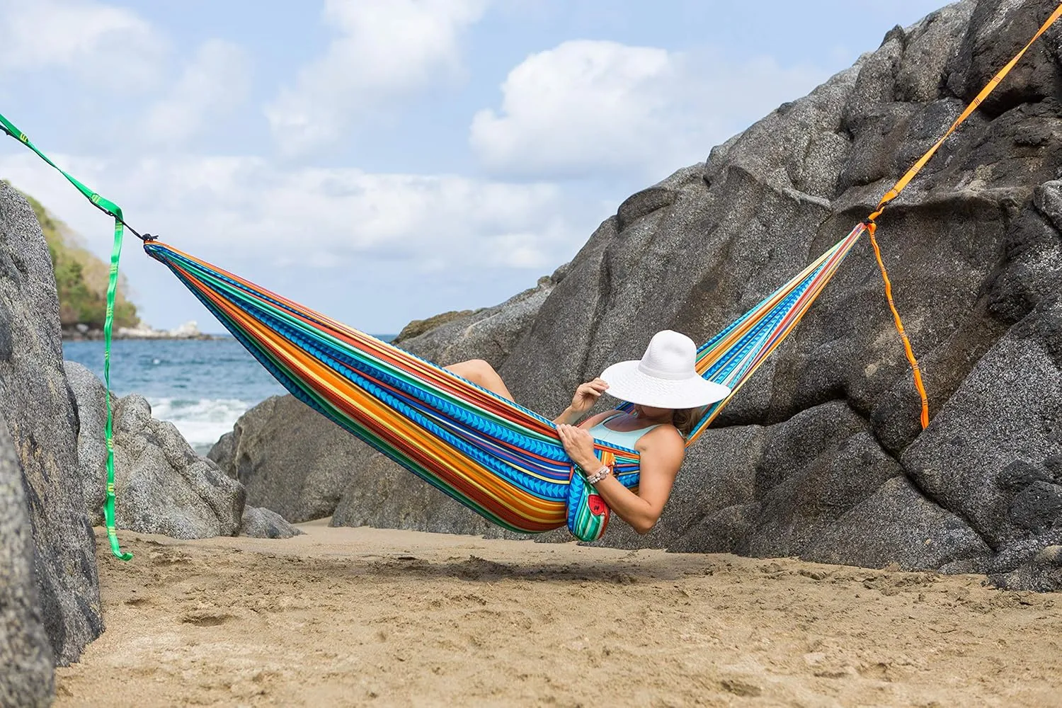 Grand Trunk TrunkTech 2-Person Double Hammock - Lightweight & Compact Camping Hammock for Travel & Outdoor Use (Cabo)