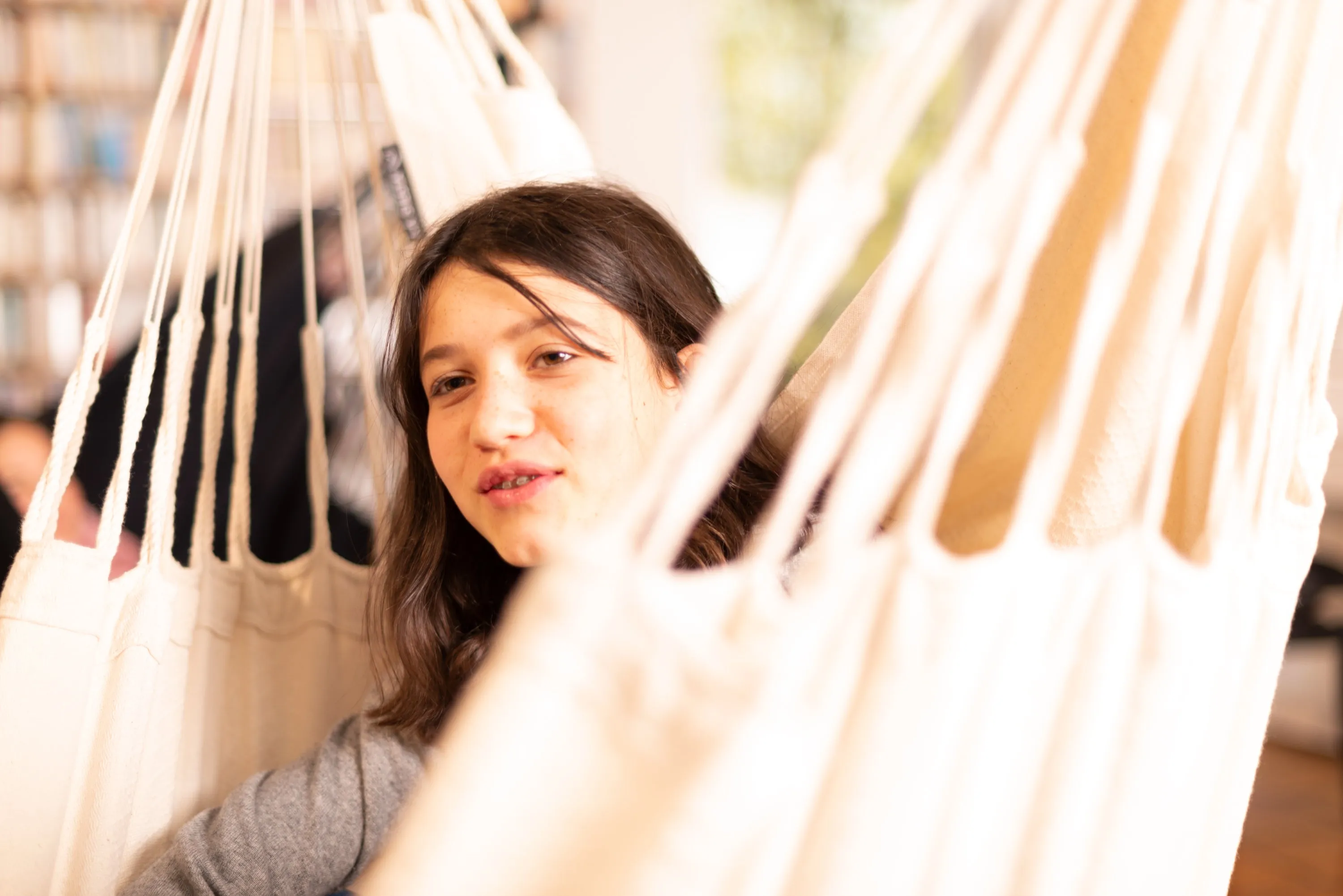 Habana Latte - Organic Cotton Kingsize Hammock Chair