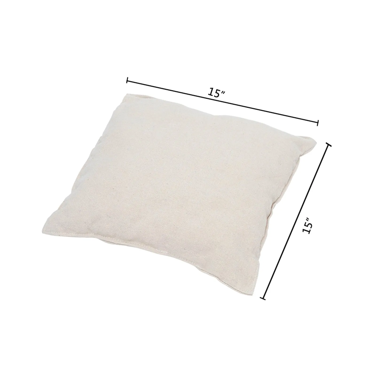Hammock Chair Distinctive Cotton Canvas Rope Swing Hanging Chair Camping Chair for Bedroom Outside with Pillows Beige
