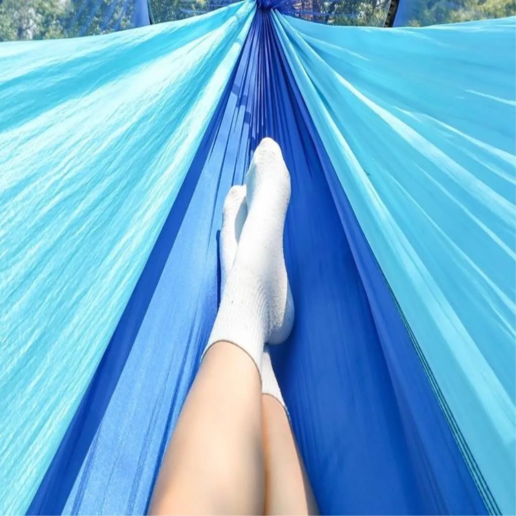 Hammock Hammock Outdoor Anti-Mosquito and Insect-Proof Portable Swing Outdoor Camping Camping with Mosquito Net Cute Hammocks for Outside(Marrone,2)