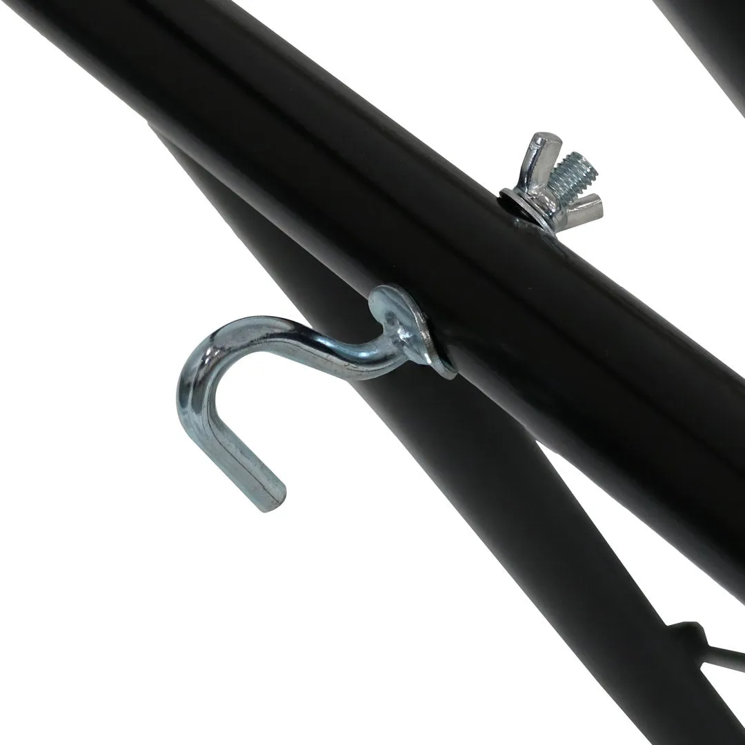 Harrington 2-Person Polyester Spreader Bar Hammock with Stand Arlmont & Co. Color: Gray