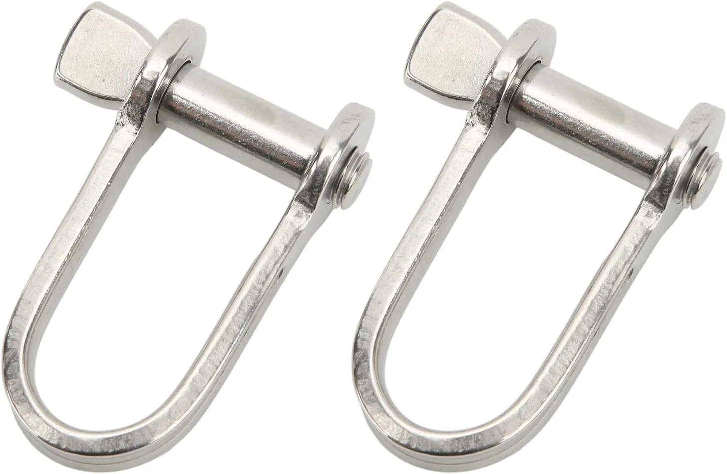Heavy Duty 12mm Bolt Stainless Steel Bow Anchor Shackle D Ring Ideal for Home Marine Boat Yacht with Polished Surface and Wide Applications