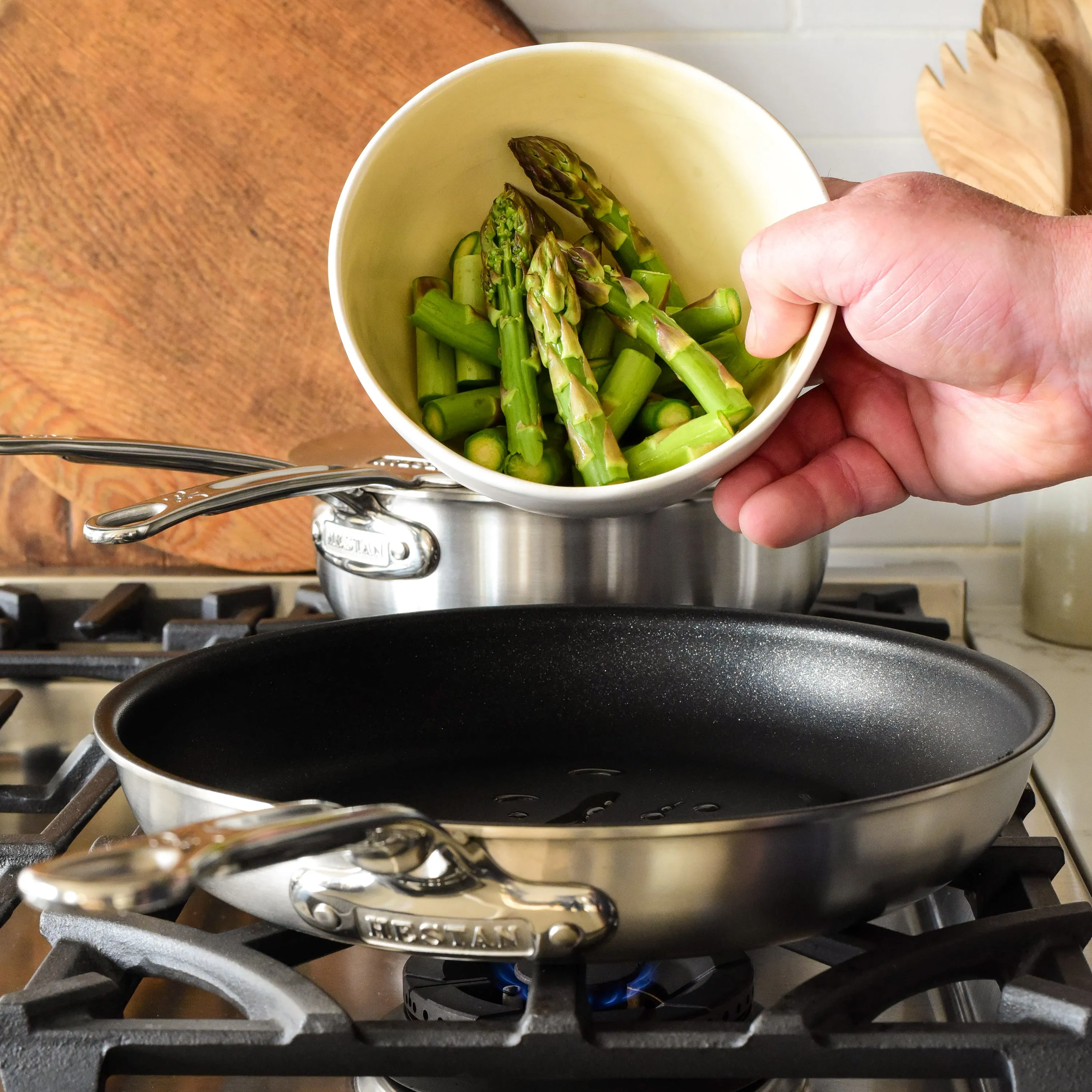 Hestan Thomas Keller Insignia 12.5" Nonstick Stainless Steel Open Saute Pan
