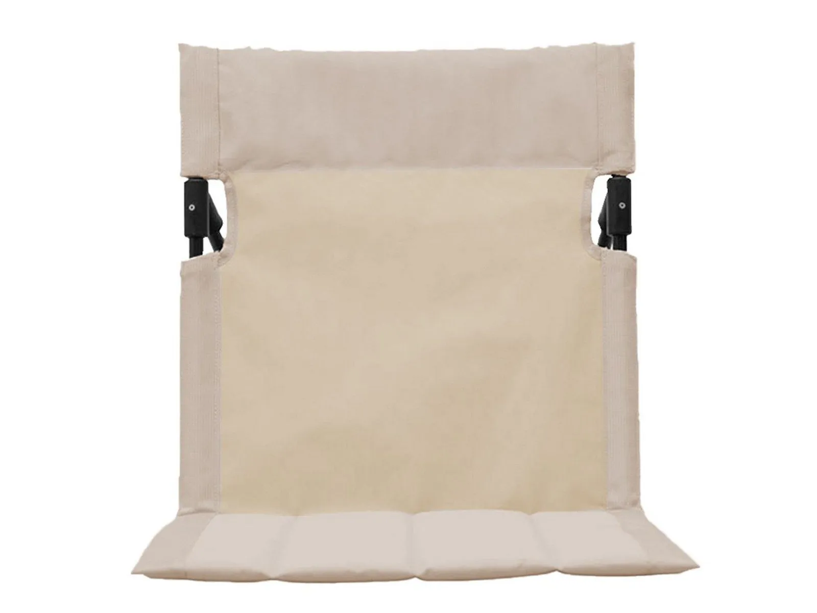 Highly recommended 1Pc Chair Beach Lounge Beige with Mat Portable Beach Folding Modern Backrest
