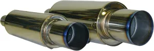 HKS 34005-FK002 Universal Stainless Hi-Power Ti Muffler