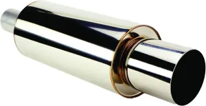 HKS HKS-3203-EX023 3203-EX023 Universal Stainless Hi-Power Muffler