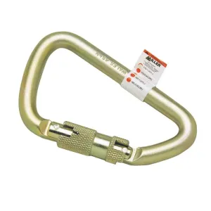 Honeywell Miller 17D-1/ Twist Lock Carabiner, 1 in, Twist Lock Carabiner, 1 Each